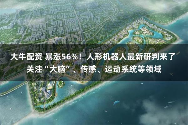 大牛配资 暴涨56%！人形机器人最新研判来了 关注“大脑”、传感、运动系统等领域