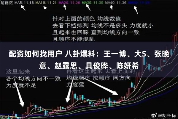 配资如何找用户 八卦爆料：王一博、大S、张晚意、赵露思、具俊晔、陈妍希