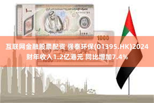互联网金融股票配资 强泰环保(01395.HK)2024财年