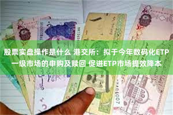 股票实盘操作是什么 港交所：拟于今年数码化ETP一级市场的申